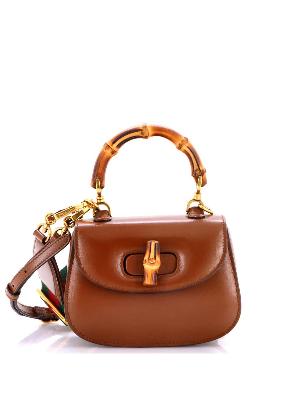 Gucci Bamboo Top Handle Bag Leather #364545G24B